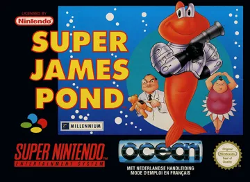 Super James Pond II (Europe) box cover front